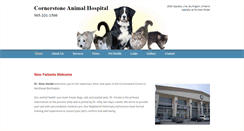 Desktop Screenshot of cornerstoneanimalhospital.ca